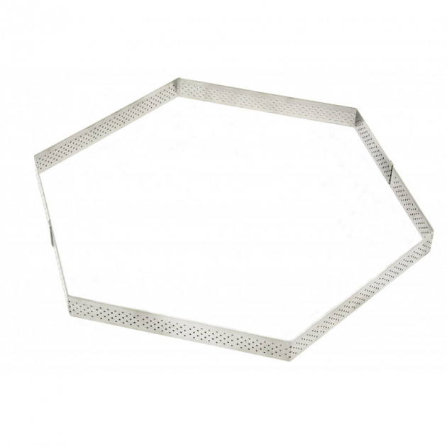 Cercle a Tarte Perfore Hexagone Ã˜28 cm De Buyer