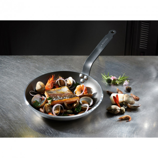 Cuisson Fruits de Mers et Coques dans Poele professionnelle Choc Resto Induction