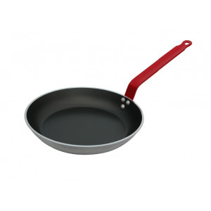 Poêle Antiadhésive ø28 cm HACCP Rouge Choc Resto Induction De Buyer Poêle Antiadhésive ø28 cm HACCP Rouge Choc Resto Induction De Buyer
