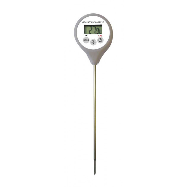 Thermometre Digital etanche a sonde HACCP gris -50Â°C a +200Â°C