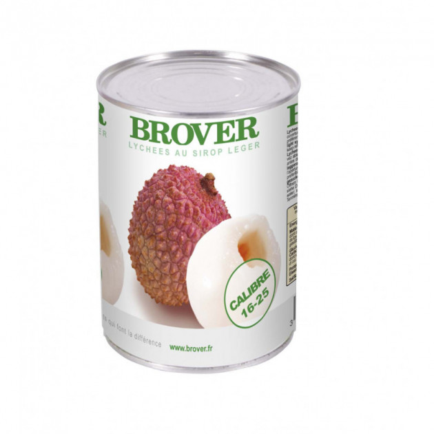 Lychees au Sirop leger 3/4 Brover