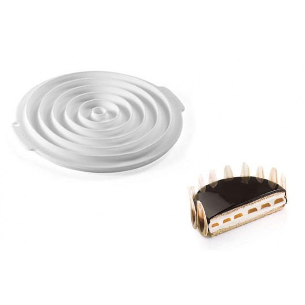 Moule Silicone Insert 12 Cercles Ã˜ 26 cm Silikomart Professional