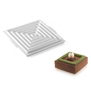 Moule Silicone Insert 12 Carrés 26 cm Silikomart Professional Moule Silicone Insert 12 Carrés 26 cm Silikomart Professional