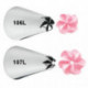 2 Douilles Fleurs Spéciales Gauchers Inox Wilton