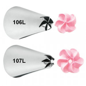 2 Douilles Fleurs Spéciales Gauchers Inox Wilton 2 Douilles Fleurs Spéciales Gauchers Inox Wilton