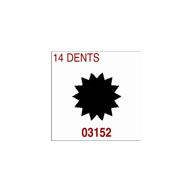 Forme Douille a Petit Four en tritan 14 dents Mallard Ferrière Forme Douille a Petit Four en tritan 14 dents Mallard Ferrière