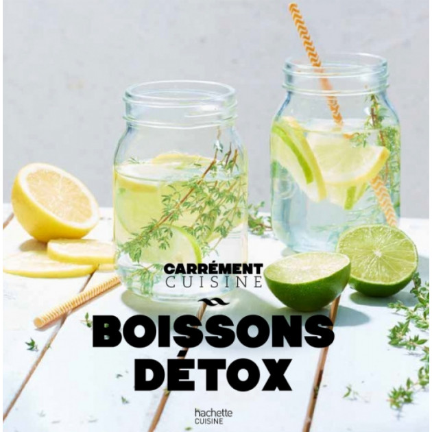 Livre de 100 recettes Boissons Detox Hachette