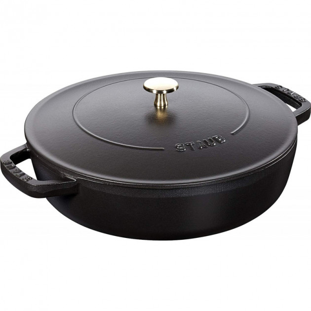 Sauteuse en Fonte Chistera 24 cm Noir Staub