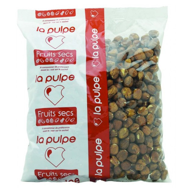 Noisettes entieres avec peau 1kg Noisettes entieres avec peau 1kg