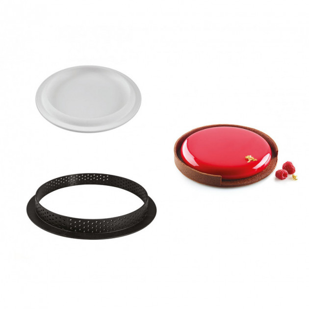 Kit Moule Silicone 1 Tarte Ã˜ 190mm Silikomart Professional