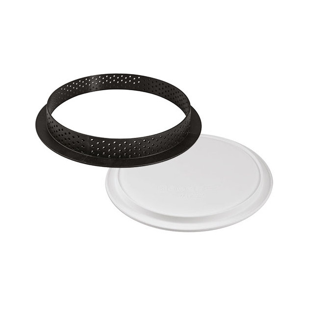 Un moule silicone 1 empreinte et 1 cercle perfore Silikomart