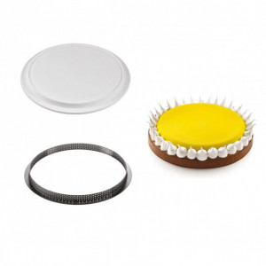 Kit Moule Silicone 1 Tarte Ø 230mm Silikomart Professional Kit Moule Silicone 1 Tarte Ø 230mm Silikomart Professional