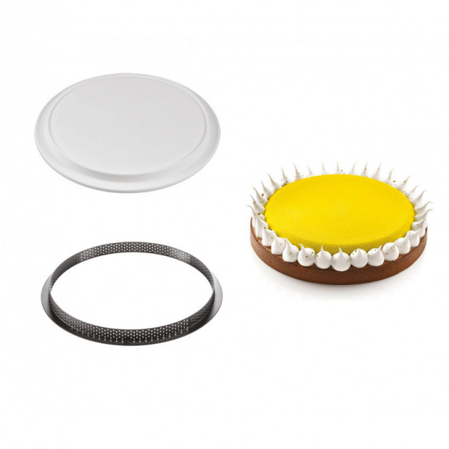 Kit Moule Silicone 1 Tarte Ã˜ 230mm Silikomart Professional