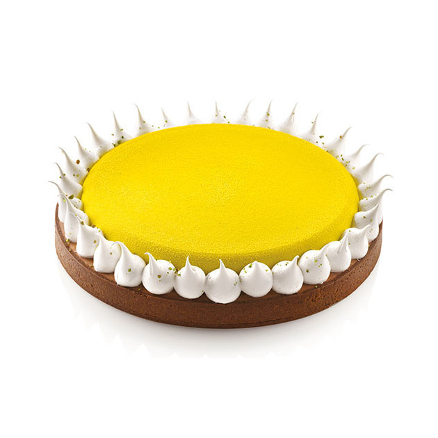 Tarte au citron realisee avec le moule silicone Silikomart Professional