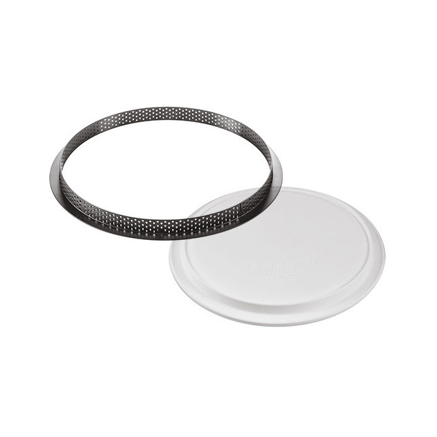 Un moule silicone 1 empreinte et 1 cercle perfore