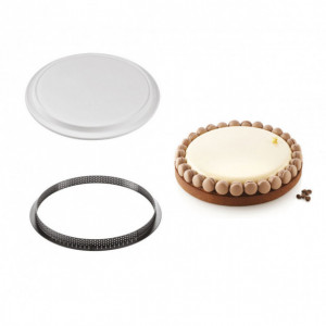 Kit Moule Silicone 8 Tartelettes Ø 80mm Saint Honoré Silikomart