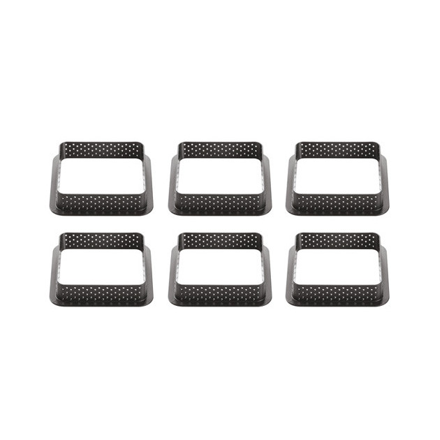 6 cadres carres perfores 8cm en matiere composite 6 cadres carres perfores 8cm en matiere composite