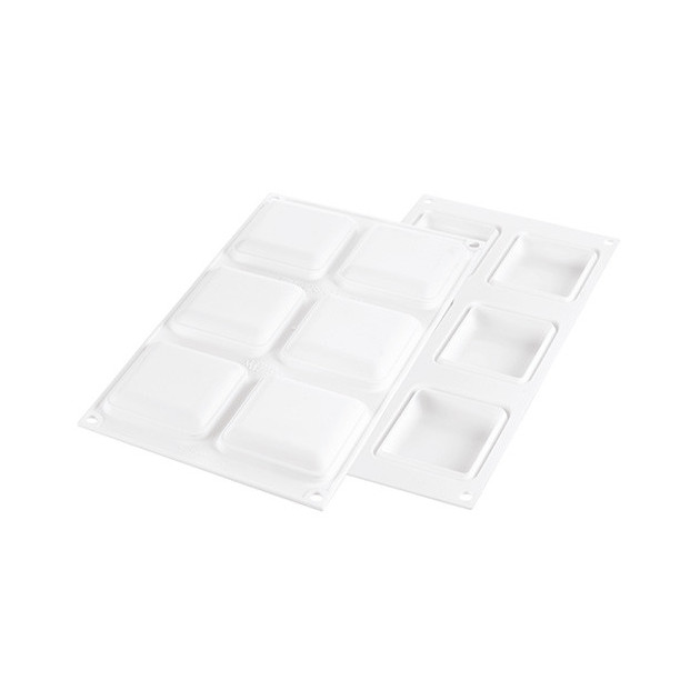 moule silicone de 6 empreintes pour tartelettes carrees moule silicone de 6 empreintes pour tartelettes carrees