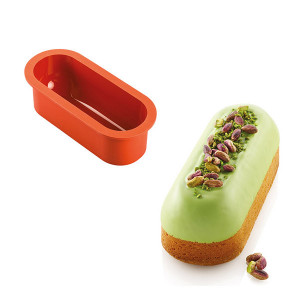 Moule à Cake Silicone Hermé 190 x 70 x h57 mm Silikomart Professional