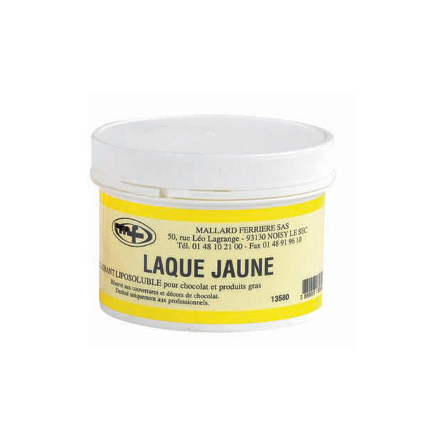 Colorant alimentaire Jaune E104 Poudre Liposoluble 60g