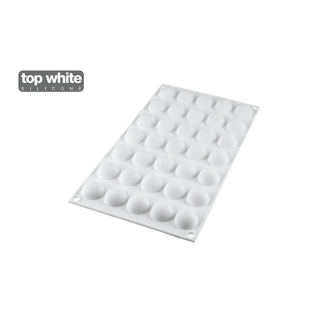 Moule silicone demi-sphere 2.6 cm Silikomart Moule silicone demi-sphere 2.6 cm Silikomart
