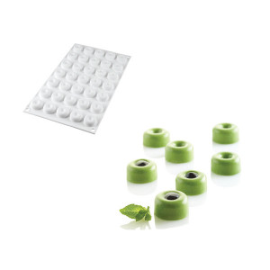 Moule Silicone 35 Savarin 5ml SilikoMart Professional Moule Silicone 35 Savarin 5ml SilikoMart Professional