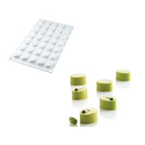 Moule Silicone 35 Ovale 5ml SilikoMart Professional Moule Silicone 35 Ovale 5ml SilikoMart Professional