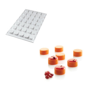 Moule Silicone 35 Rond 5ml SilikoMart Professional