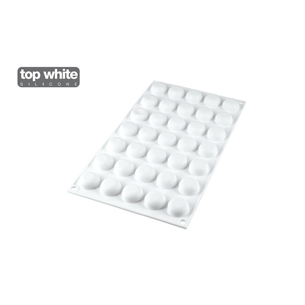 Moule silicone ronds bombes a 35 empreintes