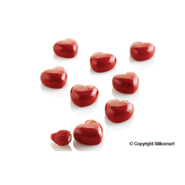 Bouchees individuelles Mini Coeurs Bombees 5ml