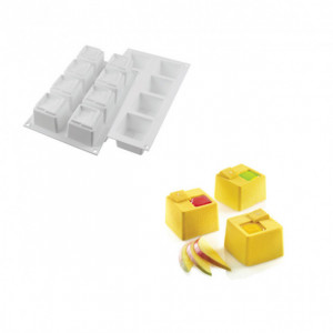 Moule Silicone 8 Cubes Kuadro 6 x 6 cm 150ml SilikoMart Professional Moule Silicone 8 Cubes Kuadro 6 x 6 cm 150ml SilikoMart Professional