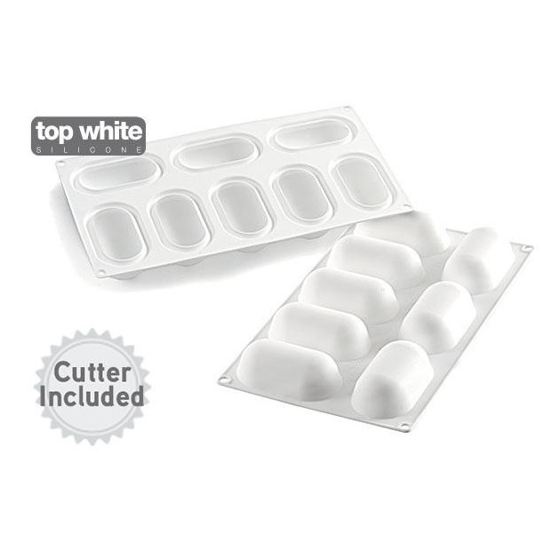 Moule silicone ovale bombe 8.2 cm Moule silicone ovale bombe 8.2 cm