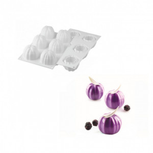 Moule Silicone 6 Sphères Ø68 x h52 mm 120ml SilikoMart Professional Moule Silicone 6 Sphères Ø68 x h52 mm 120ml SilikoMart Professional