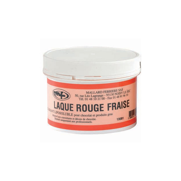 Colorant alimentaire rouge laque poudre liposoluble professionnel