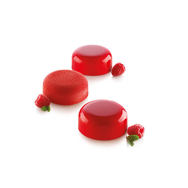 Ronds Universo realises avec le moule silicone Silikomart Universo Ronds Universo realises avec le moule silicone Silikomart Universo