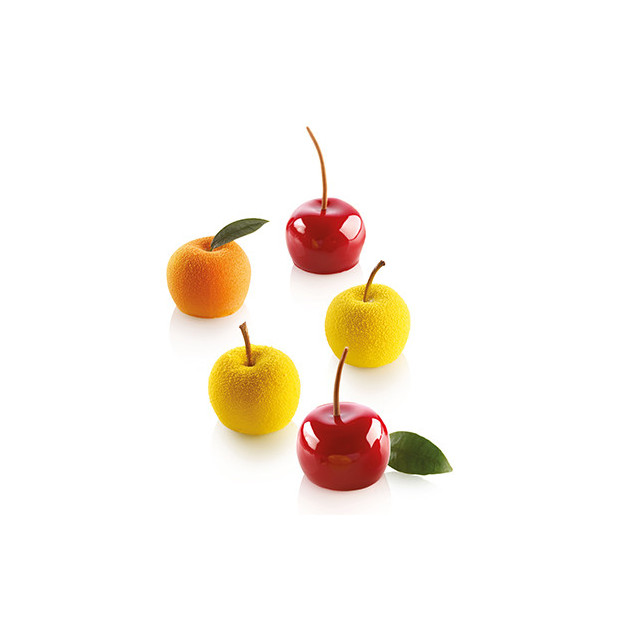 Mini pommes realisees avec le moule silicone silikomart Mini pommes realisees avec le moule silicone silikomart