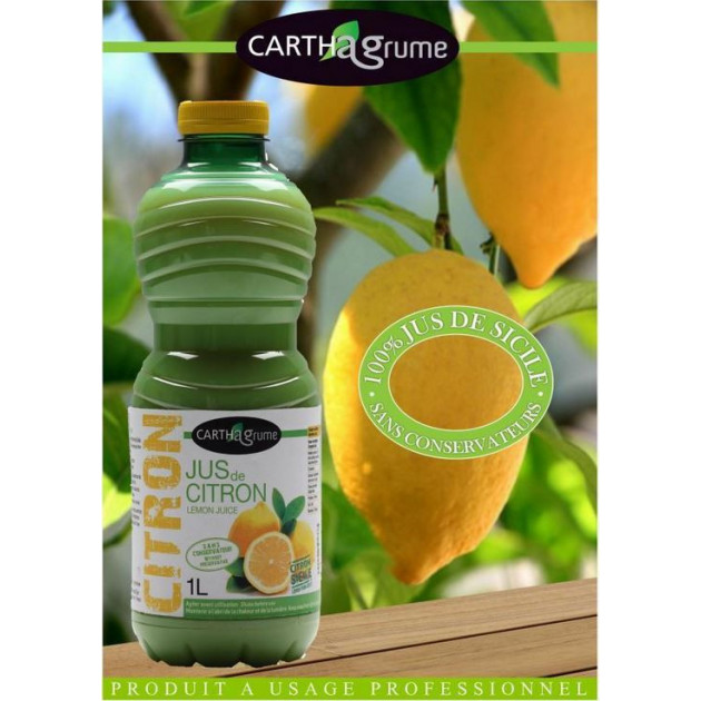 Jus de Citron en Bouteille 1L Carth