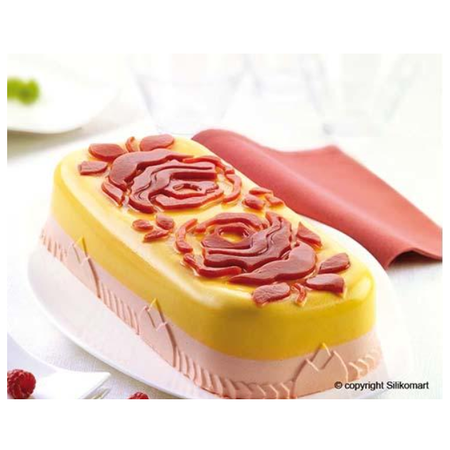 Moule Silikomart cake avec roses