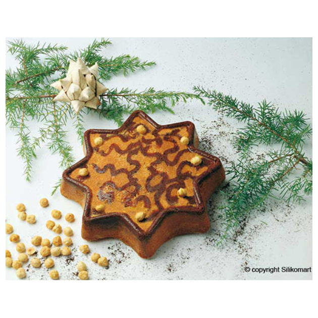 Moule Etoile 8 Branches en Silicone Moule Etoile 8 Branches en Silicone
