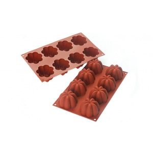 Moule 8 Charlottes en Silicone Moule 8 Charlottes en Silicone