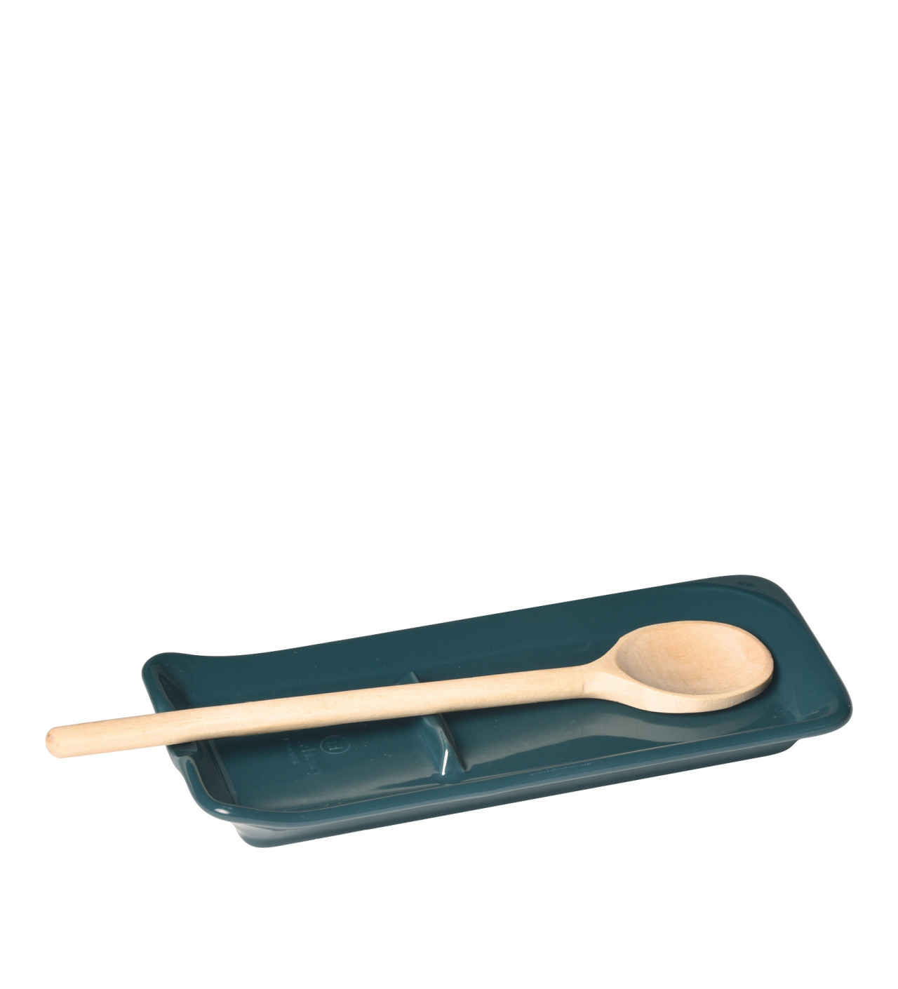 Emile Henry Repose-Cuillère En Céramique Beige | 22,5x10cm | Anti-Tache Et Lave-Vaisselle | Fabriqué En France