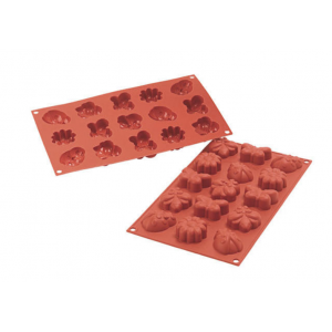 Moule Nature et Animaux 15 pièces en silicone Moule Nature et Animaux 15 pièces en silicone