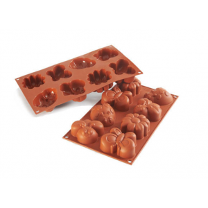 Moule Nature et Animaux 8 Pièces en Silicone Moule Nature et Animaux 8 Pièces en Silicone