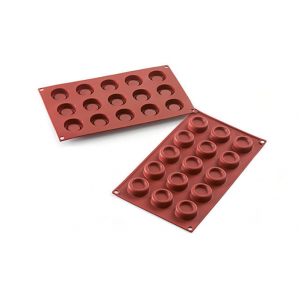Moule 15 Ronds avec Bords en Silicone Moule 15 Ronds avec Bords en Silicone