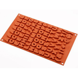 Moule Lettres et Signes en Silicone Moule Lettres et Signes en Silicone