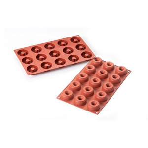 Moule 15 mini donuts en silicone Moule 15 mini donuts en silicone