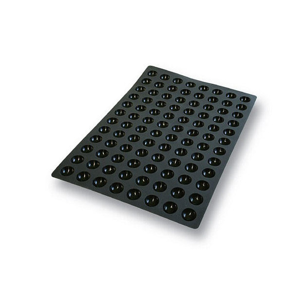 Moule en silicone pour realiser 96 demi-spheres 3.5 cm Moule en silicone pour realiser 96 demi-spheres 3.5 cm