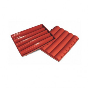 Moule 5 Barres Arrondies en Silicone Moule 5 Barres Arrondies en Silicone