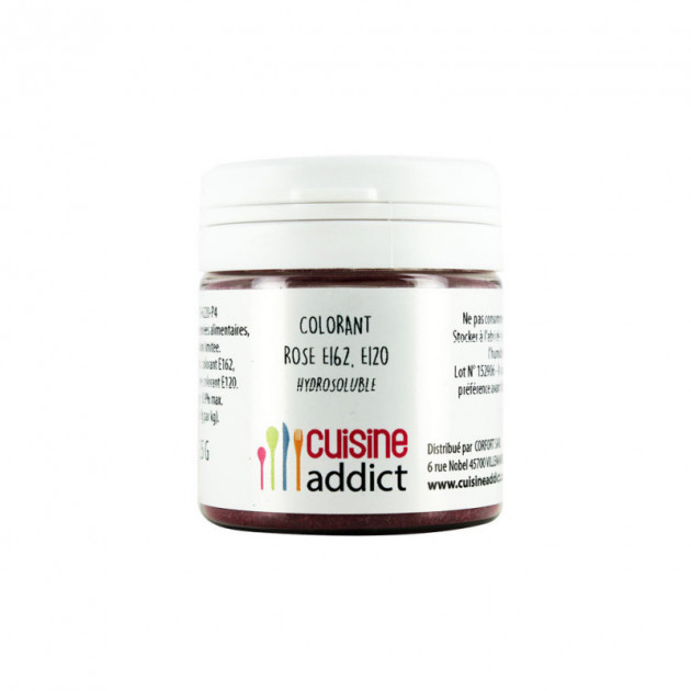 Colorant Alimentaire Hydrosoluble en Poudre - Rouge Été - 10g