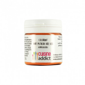 Colorant alimentaire Vert Pistache E102/E133 Poudre Hydrosoluble 25 g Cuisineaddict